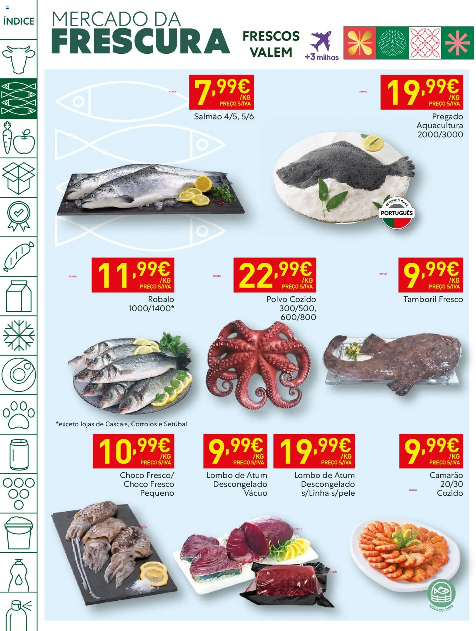 Recheio folheto │ válido de 11.11.2025 | Página: 4 | Produtos: Polvo, Camarão, Lombo, Tamboril