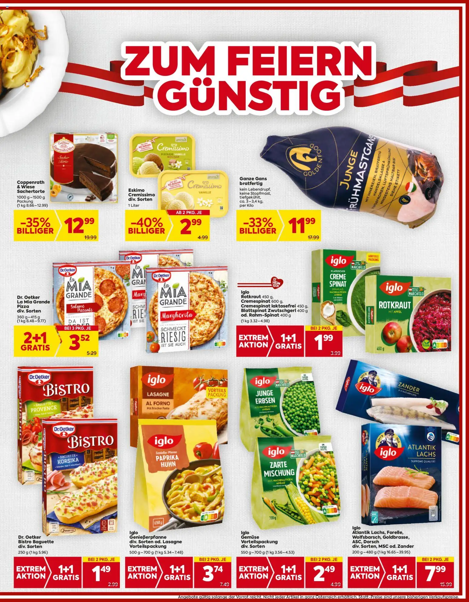 Billa Flugblatt gültig ab 23.10.2025 | Seite: 11 | Produkte: Pasta, Jääkaappipakastin, Creme, Pizza