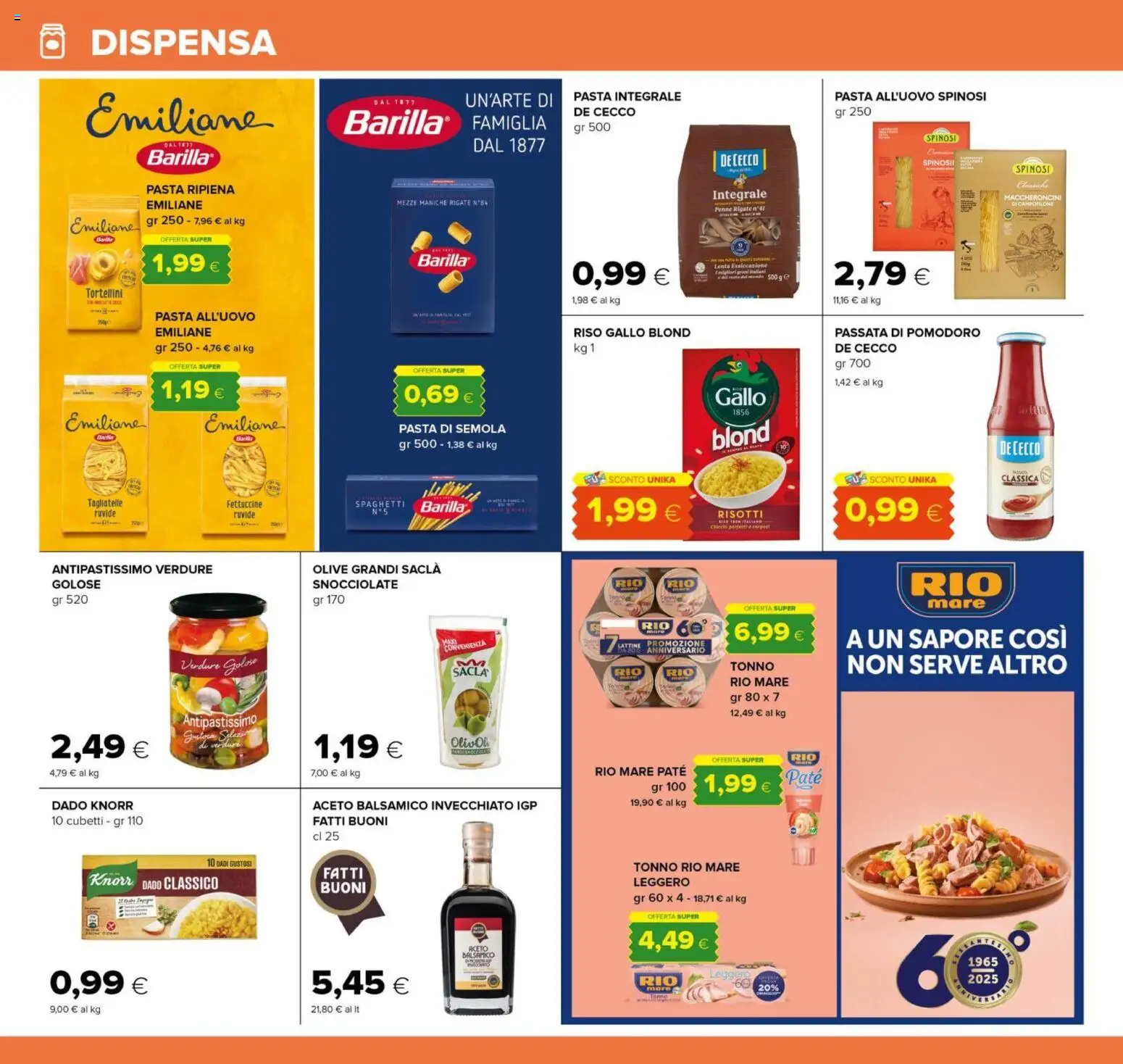 Volantino Tigre del 30.11.2025 | Pagina: 18 | Prodotti: Verdure, Pomodoro, Passata di pomodoro, Aceto