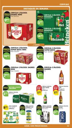 Pré-visualização CERVEJA C/ÁLCOOL SUPER BOCK MINI, Pack 30x25cl válido de 07.04.2026 | Página: 23