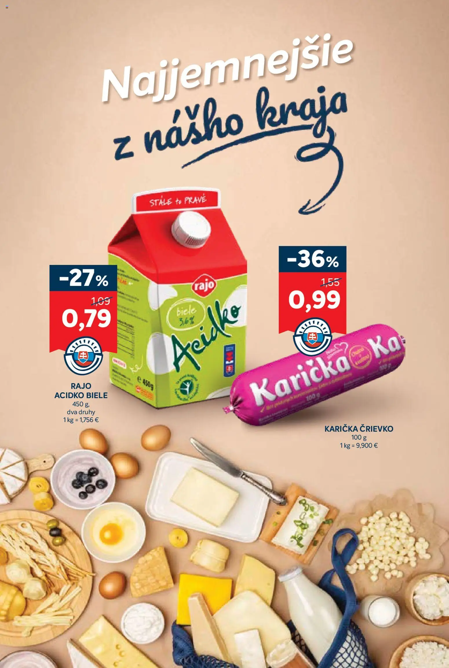 Nové Kraj akcie – leták je platný od 16.04.2026 | Strana: 7 | Produkty: Acidko