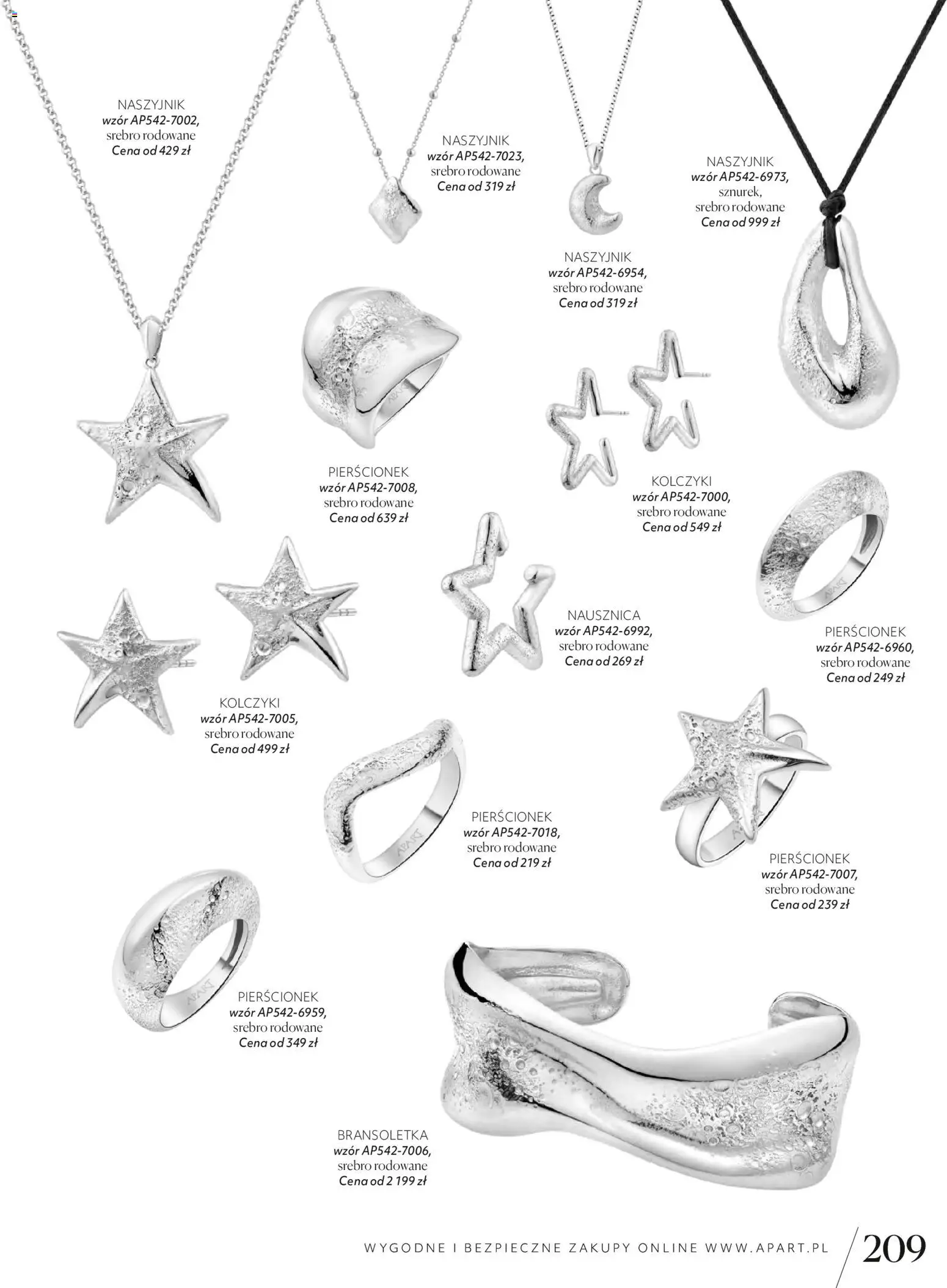 Apart promocje od 04.11.2025 | Strona: 211 | Produkty: Naszyjnik, Bransoletka, Pierścionek