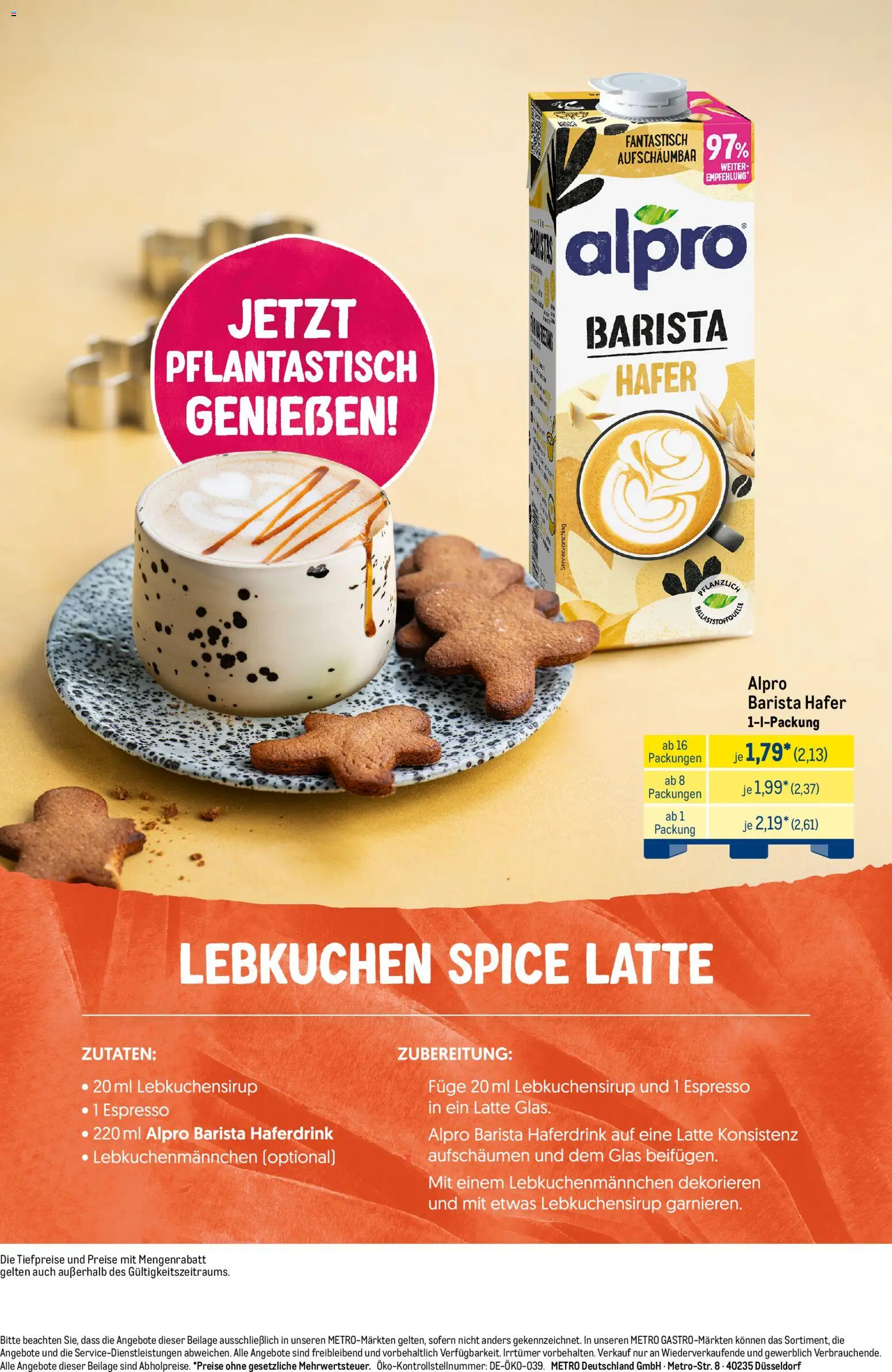 Metro - Starke Marken Profis – gültig ab 05.01.2026 | Seite: 6 | Produkte: Haferdrink, Alpro