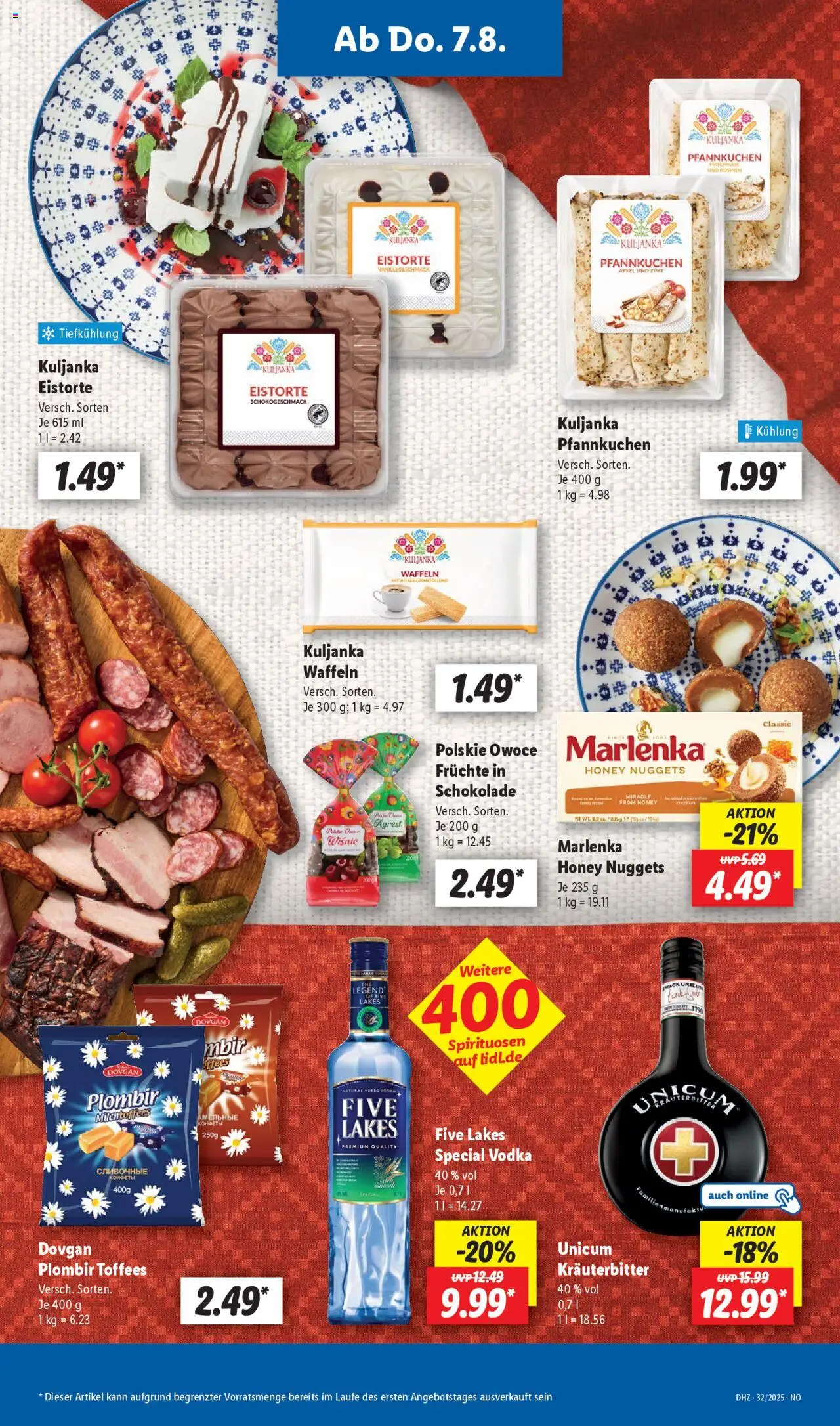 Lidl Prospekt Oldenburg - gültig ab dem 04.08.2025 | Seite: 45 | Produkte: Schokolade, Äpfel, Waffeln, Vodka