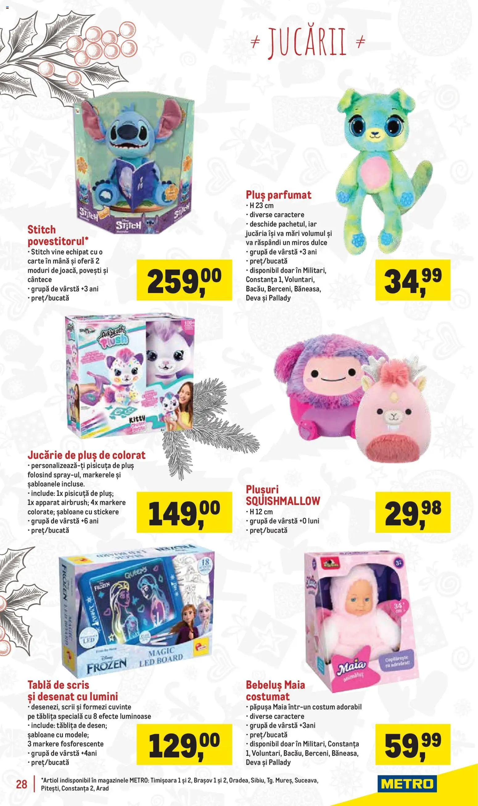 Noul catalog Metro – valabil de la 18.11.2025 | Pagină: 28 | Produse: Tablă, Babak, Costum