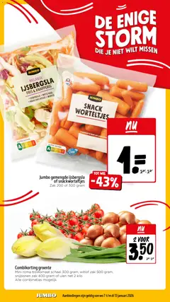 Jumbo - Folder week 2 - Voorbeeld van een folder van Jumbo, geldig van 07.01.2026 | Pagina: 7 | Producten: Kool, Schaal, Philadelphia krémsajt, Zak