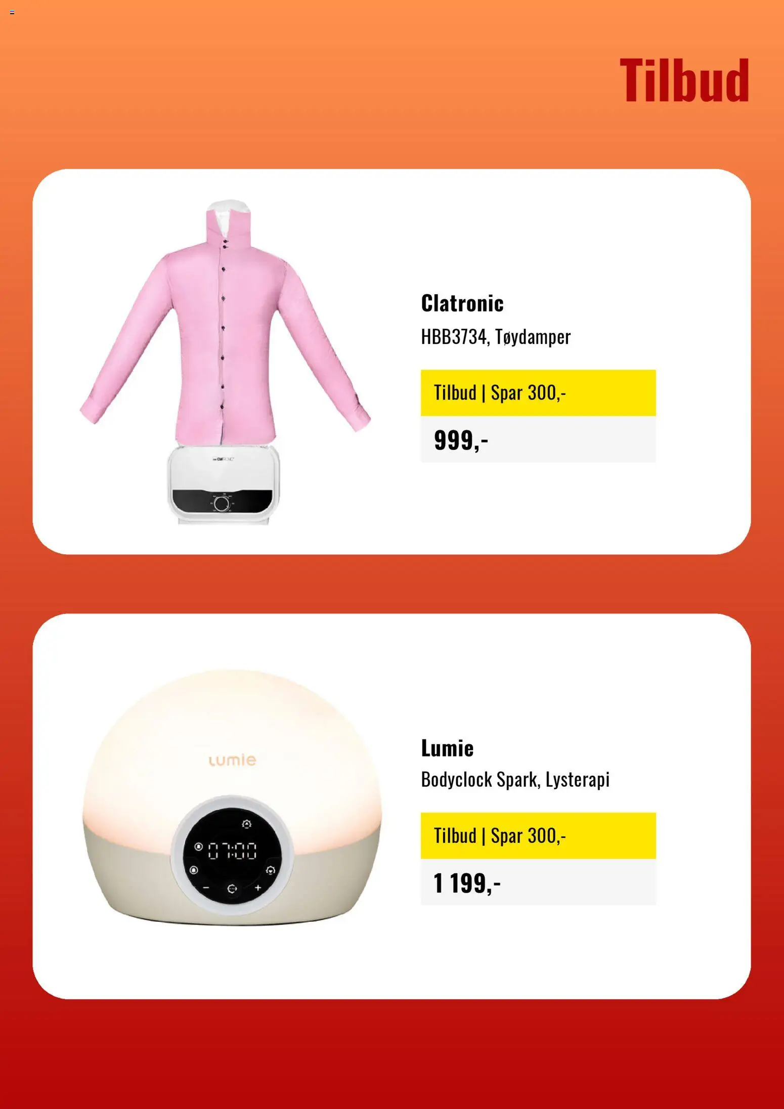 {H1} | Side: 2 | Produkter: Tøydamper, Суміш дитяча