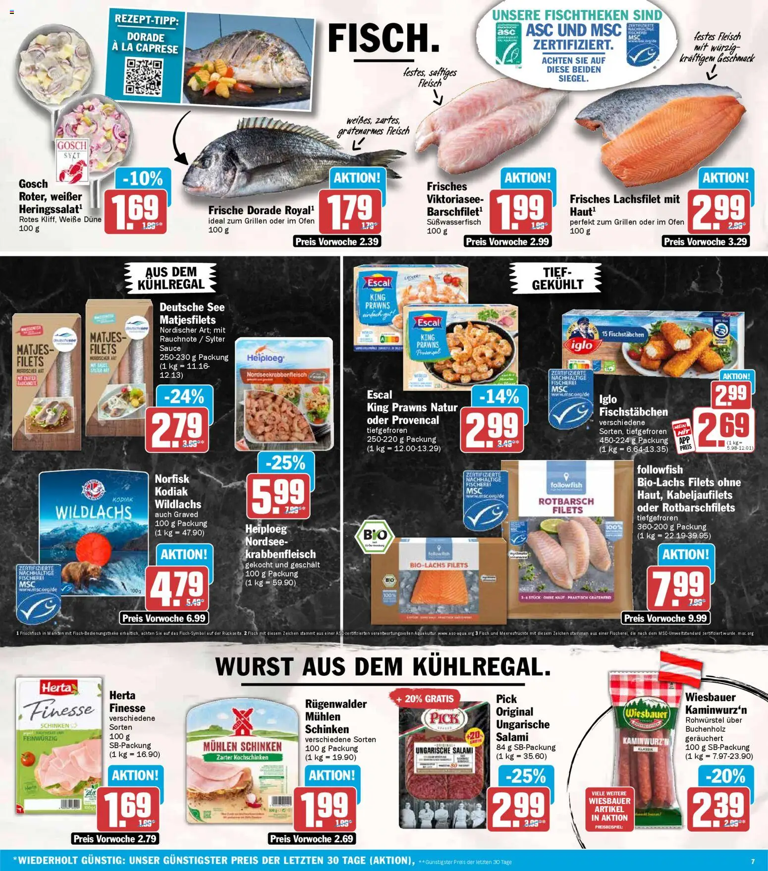 HIT Prospekt 	 – gültig ab 09.03.2026 | Seite: 7 | Produkte: Ofen, Salami, Fleisch, Herta finesse