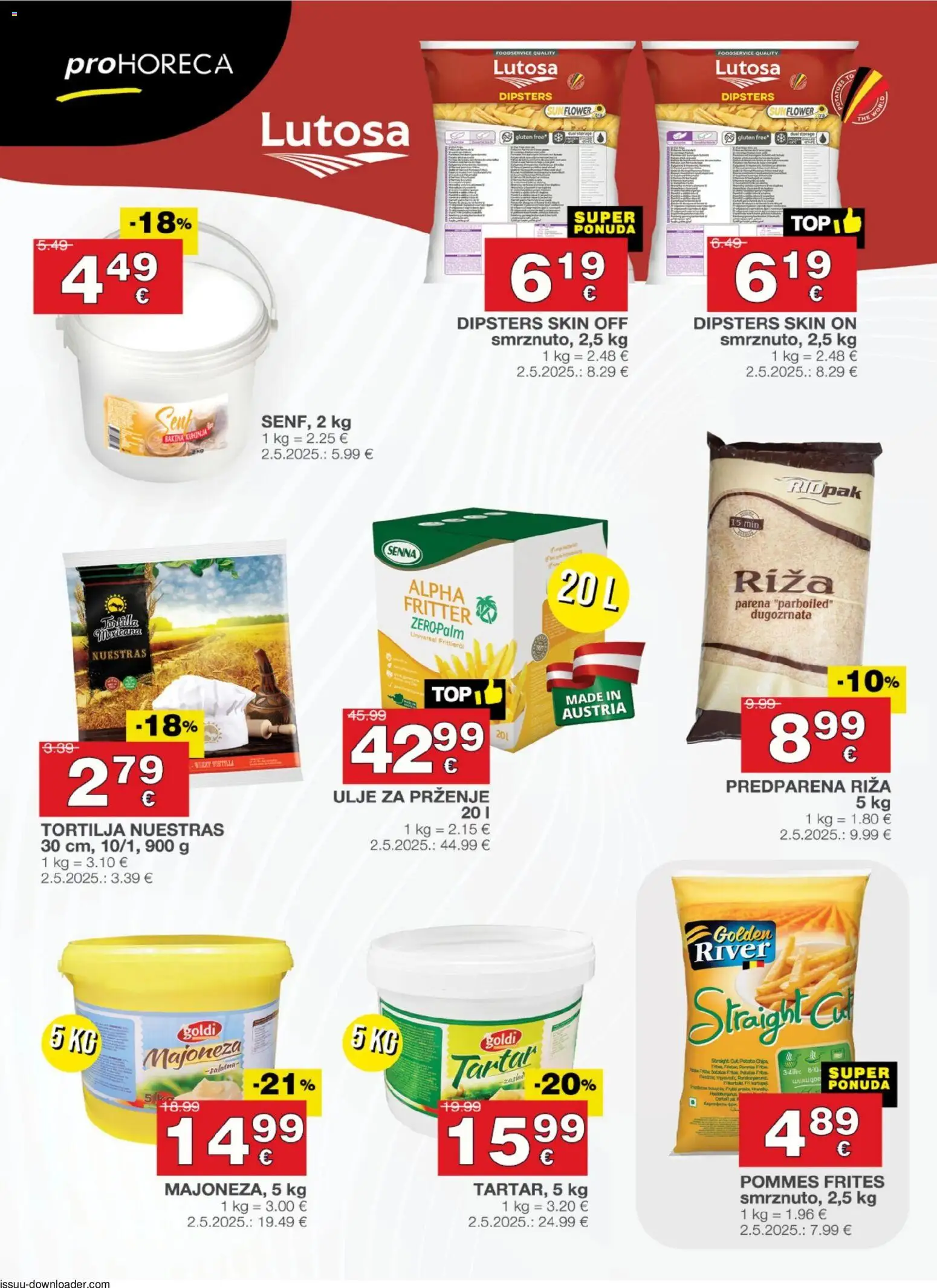 Stanić Diskont katalog | vrijedi od 30.10.2025 | Stranica: 14 | Proizvodi: Pommes frites, Ulje, Riža, Kuhinja