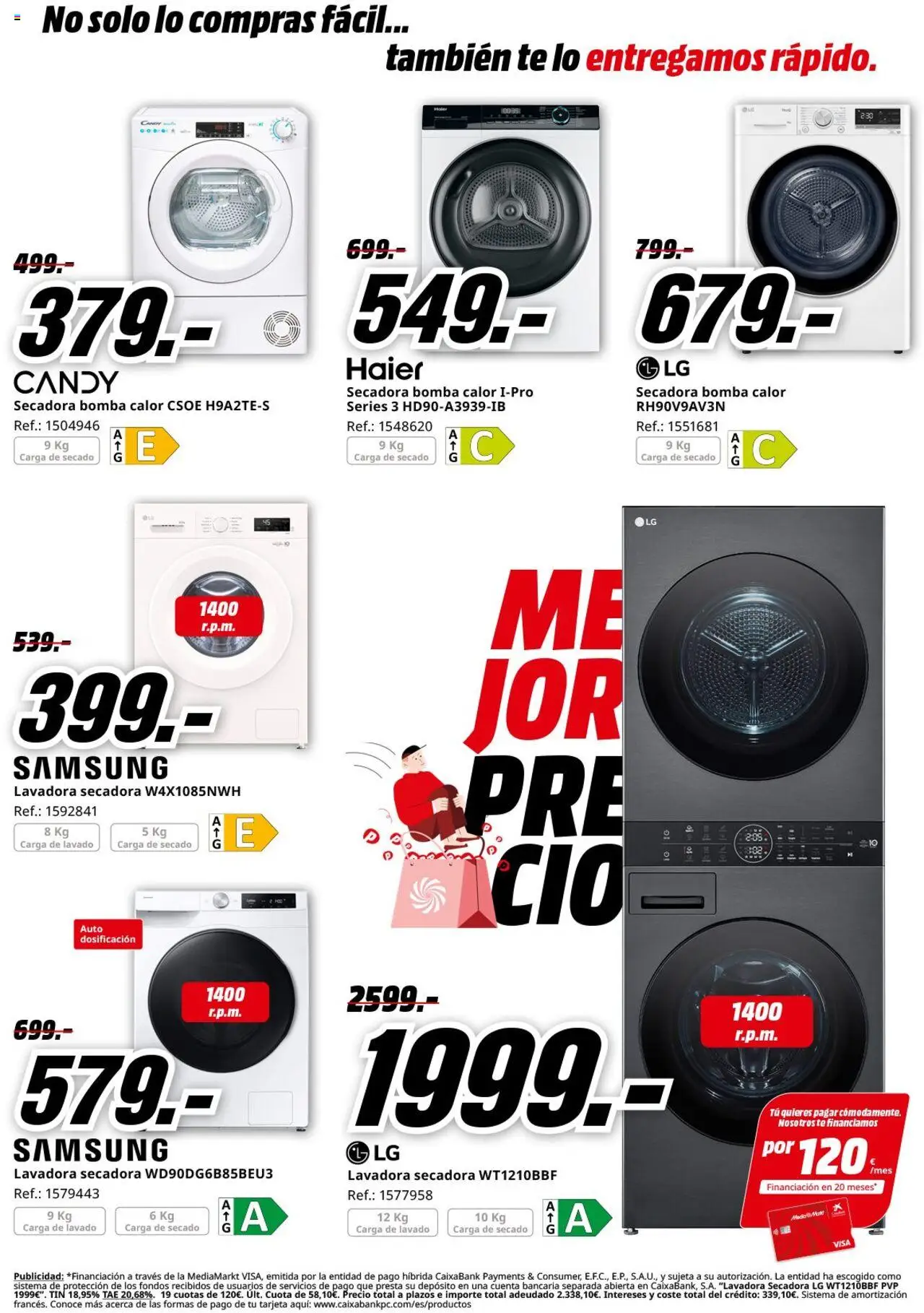 Media Markt folleto │ válido desde el 08.10.2025 | Página: 7 | Productos: Té, Lavadora, Secadora