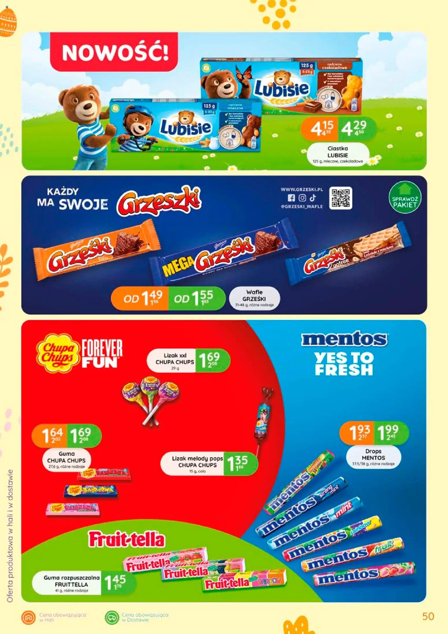 Eurocash gazetka - Oferta Produktowa od 05.03.2026 | Strona: 50 | Produkty: Wafle, Ciastka