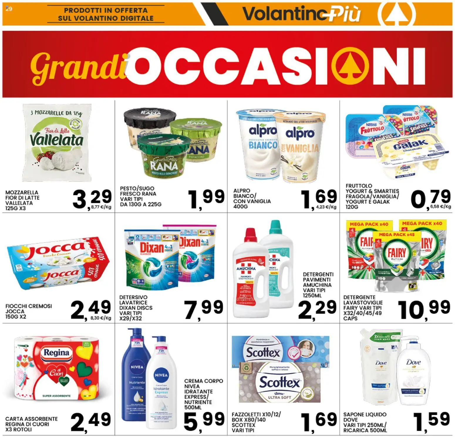 Volantino Interspar del 17.11.2025 | Pagina: 29 | Prodotti: Latte, Lavatrice, Lavastoviglie, Sugo