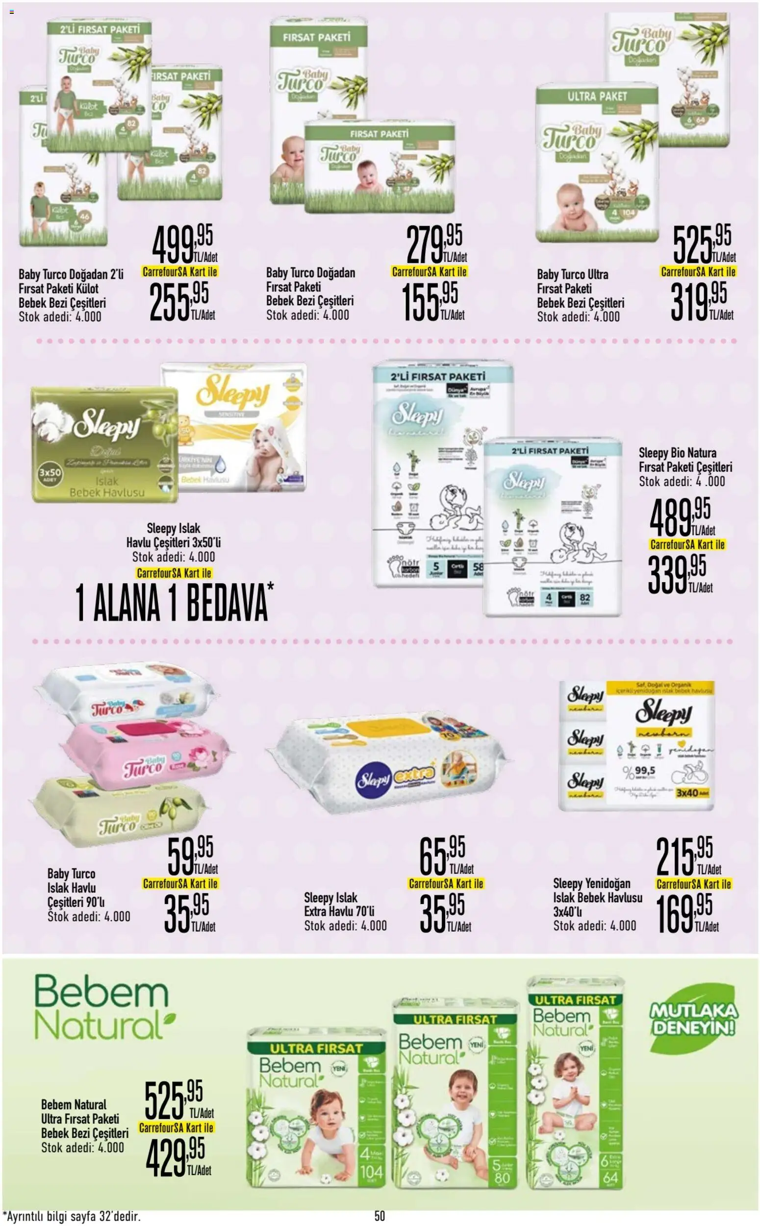 CarrefourSA Katalog - 09.04.2026 tarihinden itibaren geçerlidir | Sayfa: 51 | Ürünler: Külot