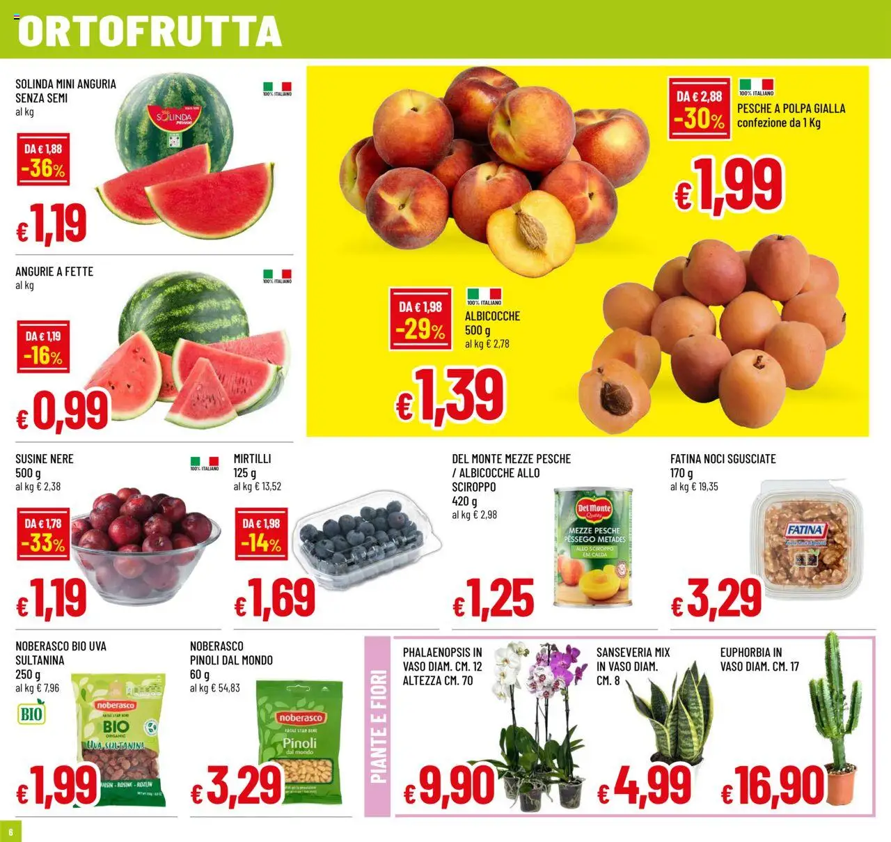 Volantino Galassia del 31.07.2025 | Pagina: 6 | Prodotti: Noci, Uva, Mirtilli, Susine