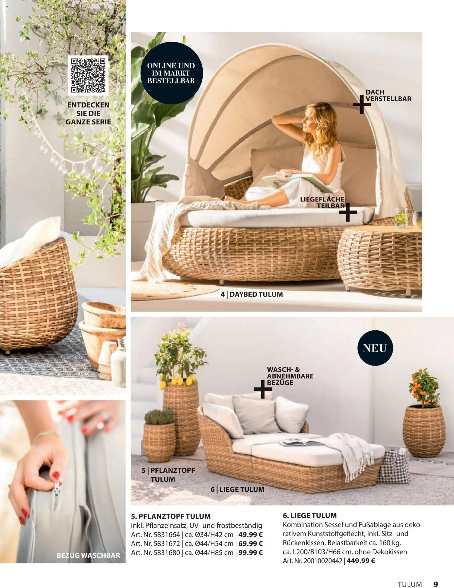 Dehner Gartenmöbel Trends 2026 gültig ab 29.01.2026 | Seite: 9 | Produkte: Sessel