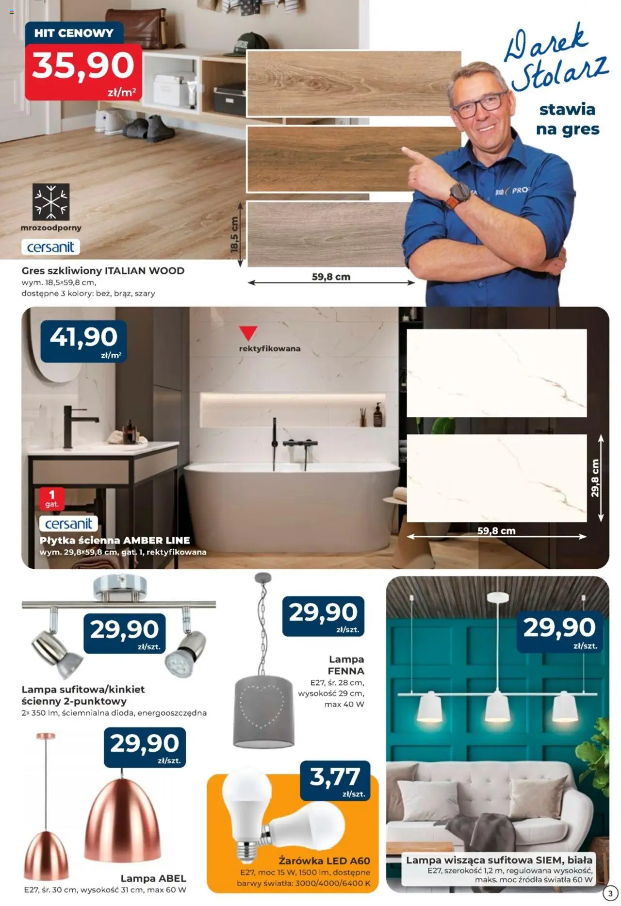 Mrówka Gazetka - Dzierżoniów od 01.08.2025 | Strona: 3 | Produkty: Lampa