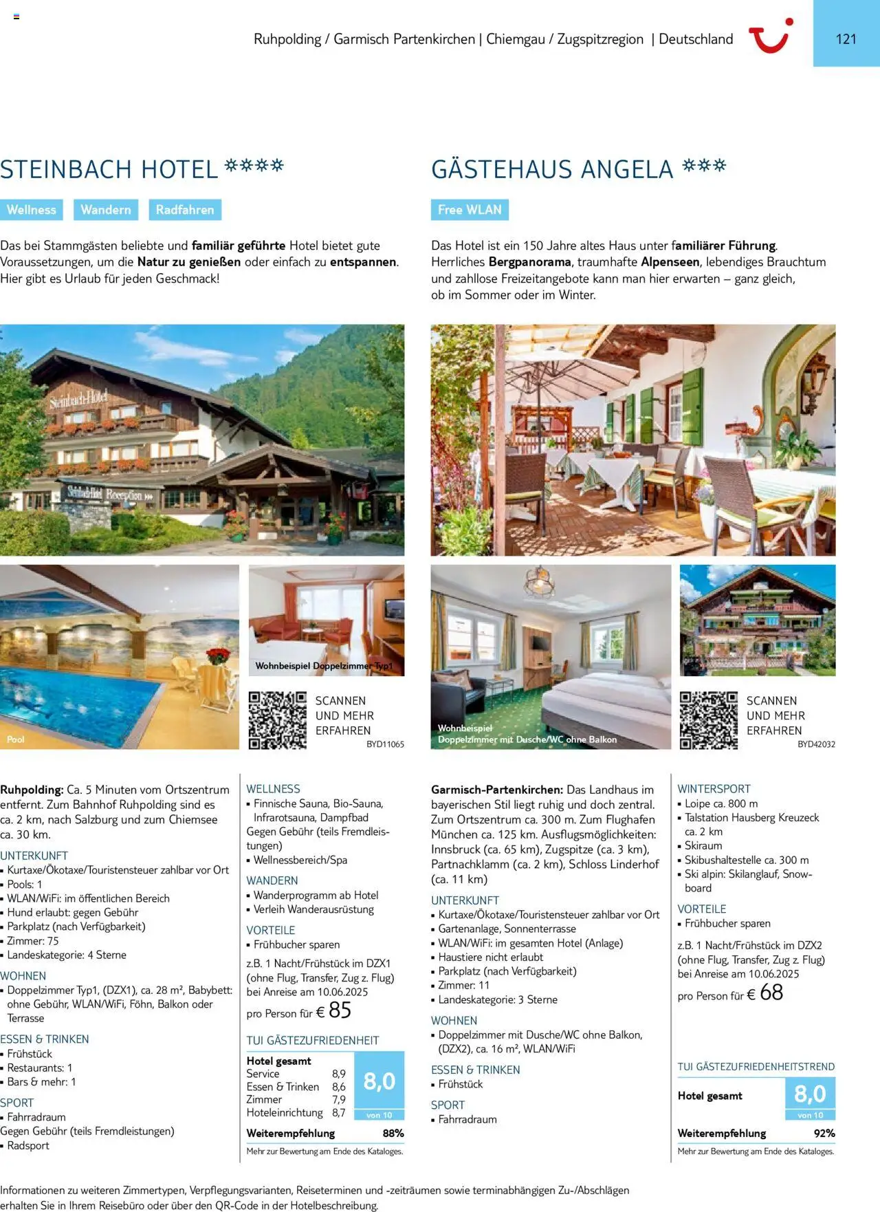 TUI Prospekt 	 – gültig ab 01.11.2024 | Seite: 121 | Produkte: Babybett, Ski