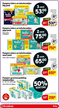 Kruidvat - Folder week 45 - Voorbeeld van een folder van Kruidvat, geldig van 04.11.2025 | Pagina: 47 | Producten: Kan, Pampers, Babydoekjes, Festék