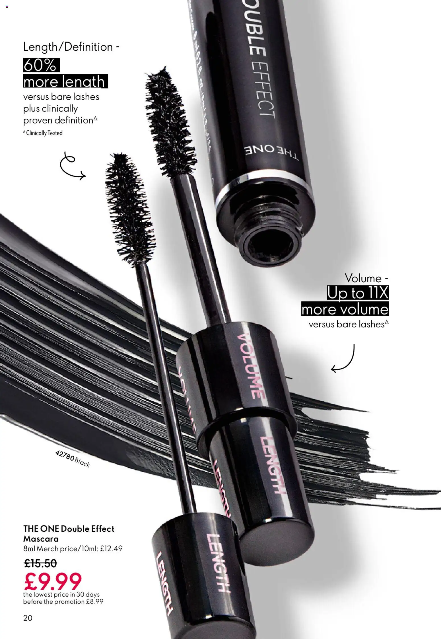 {H1} | Page: 20 | Products: Mascara
