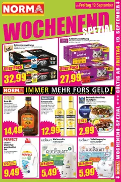 Norma Flugblatt gültig ab 08.09.2025 | Seite: 15 | Produkte: Fisch, Waschmittel