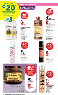 Super U - Prévisualisation de Super U catalogue valide à partir de 08.04.2026 | Page: 16 | Produits: Produits beauté, Masque, Beurre, Huile