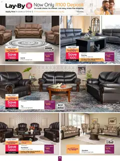 Bradlows specials catalogue – valid from 15.01.2026 | Page: 4 | Products: Coffee table, Table, Lounge suite, Coffee