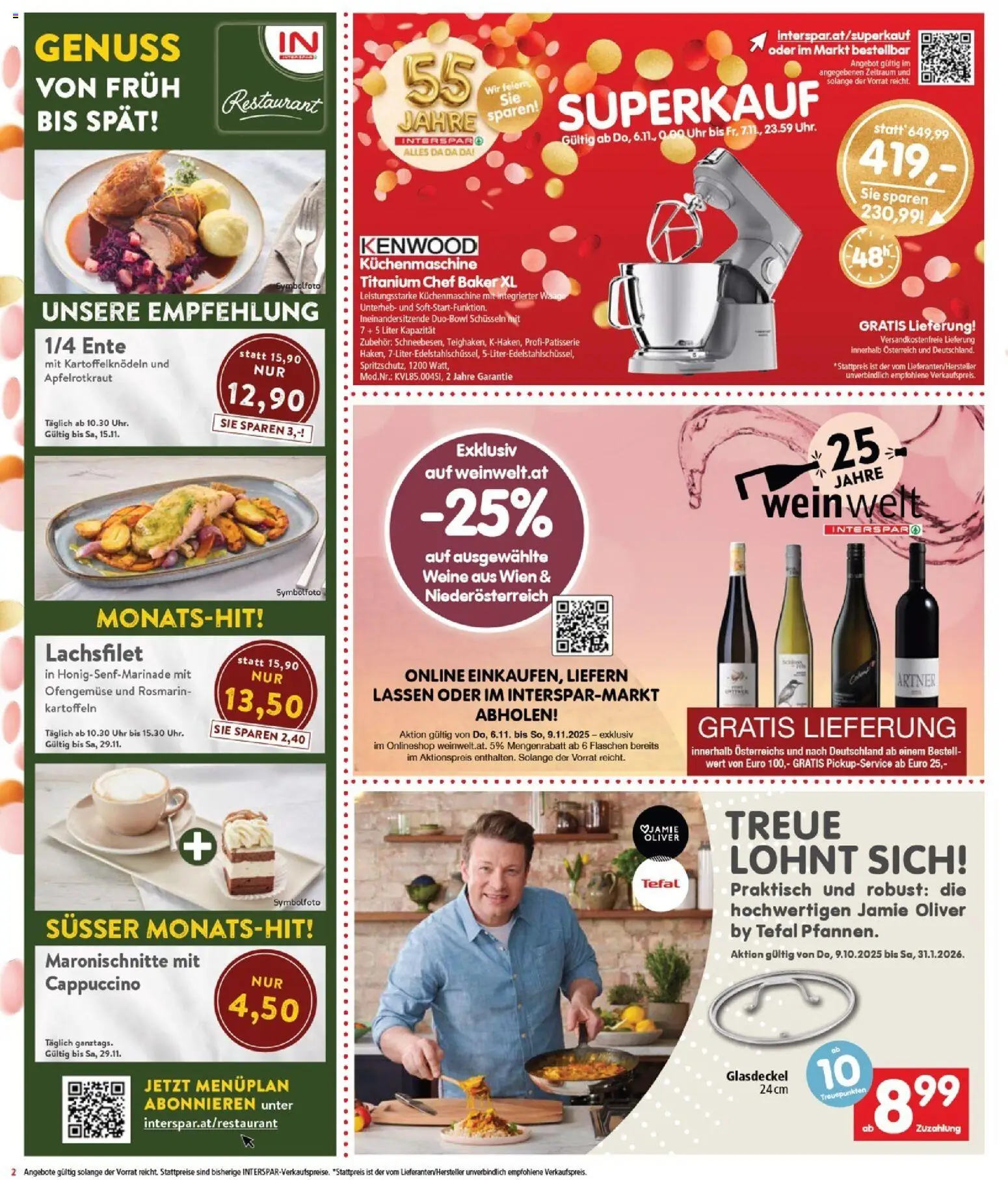 Interspar Flugblatt - Burgenland gültig ab 06.11.2025 | Seite: 2 | Produkte: Kartoffeln, Uhr