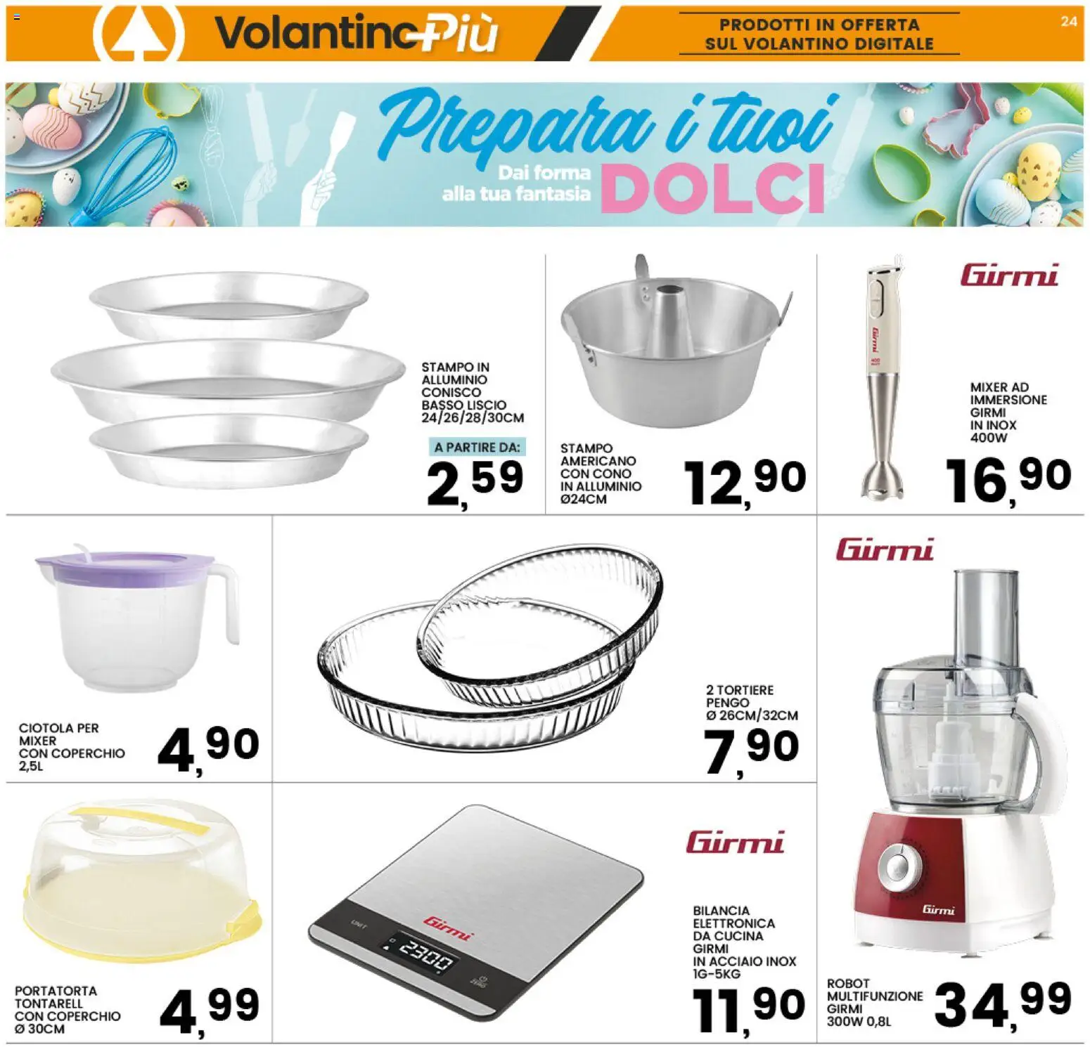 Volantino Interspar del 25.03.2026 | Pagina: 28 | Prodotti: Bilancia, Mixer, Robot, Ciotola