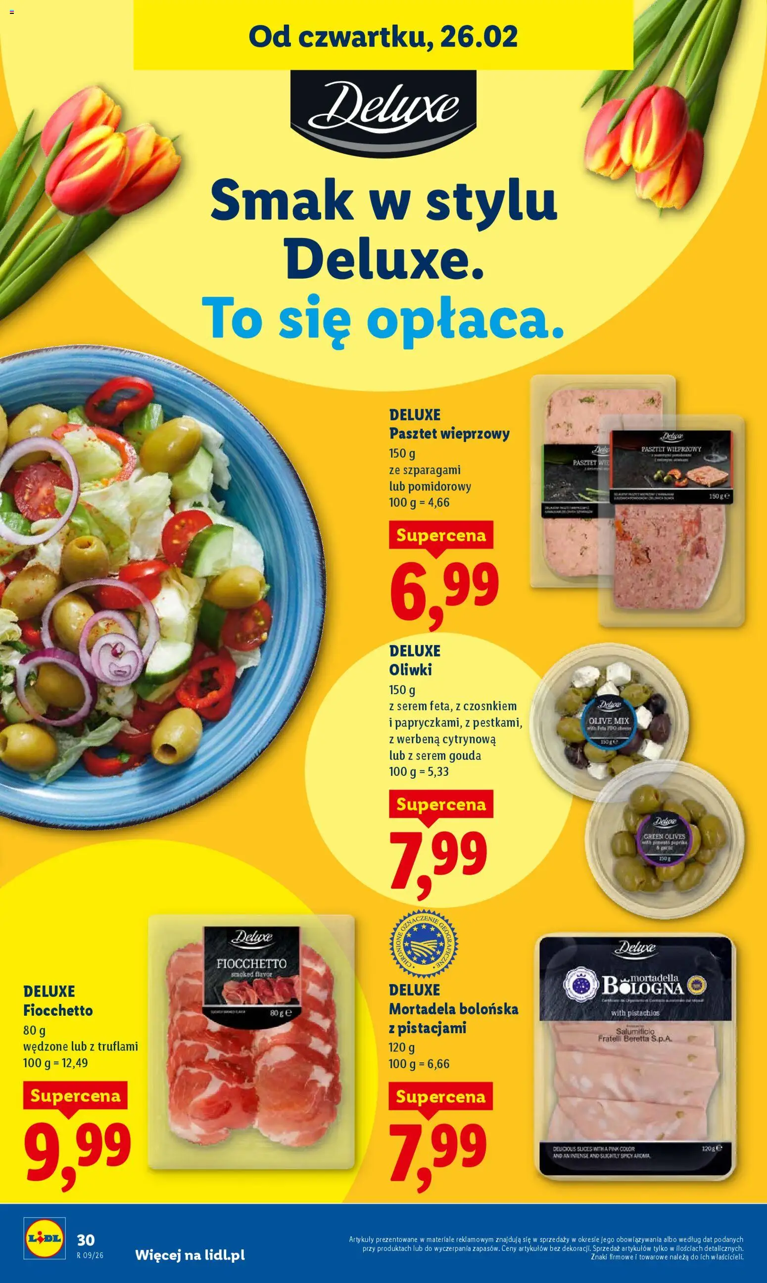 Lidl Gazetka od 26.02.2026 | Strona: 30 | Produkty: Mortadela