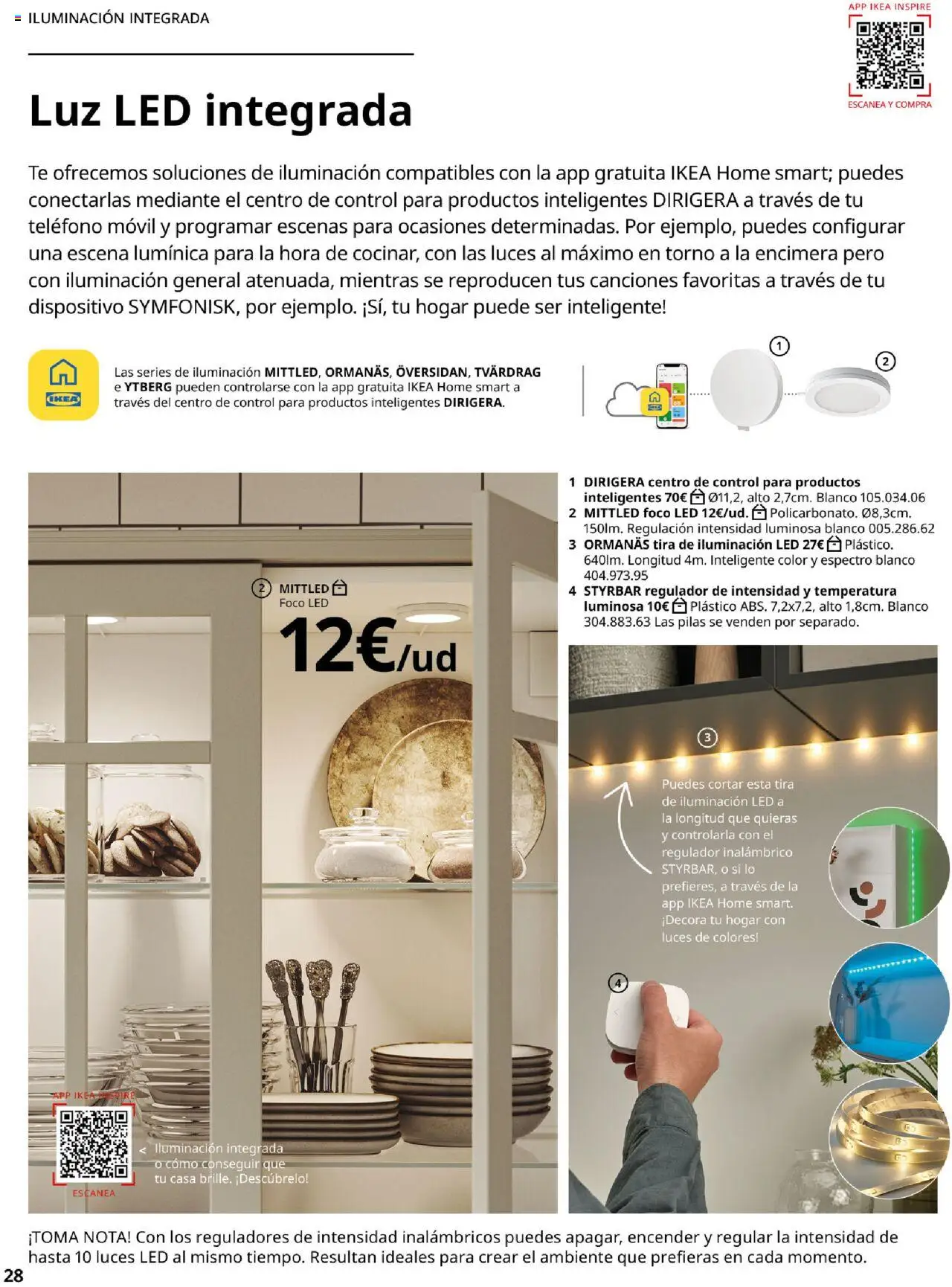 Catálogo IKEA Iluminación │ válido desde el 06.02.2025 | Página: 28 | Productos: General, Té, Teléfono