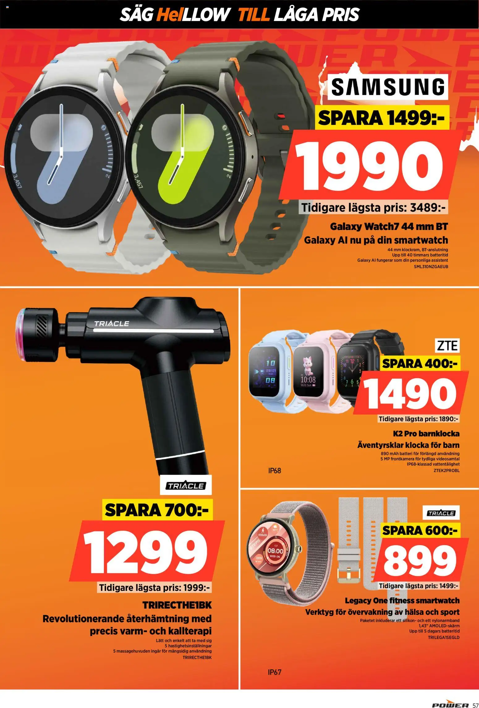 Power reklamblad aktuell från 08.12.2025 | Sida: 57