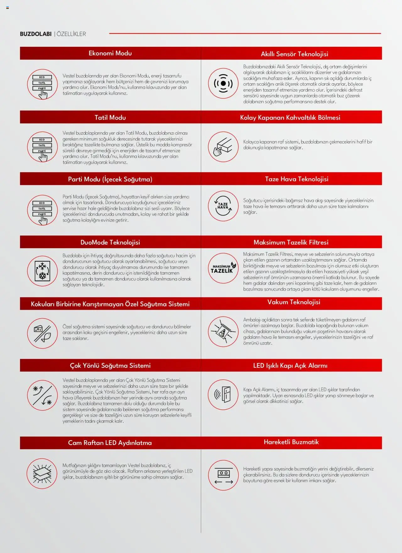 Vestel Beyaz Eşyalar Katalog - 03.06.2025 tarihinden itibaren geçerlidir | Sayfa: 9 | Ürünler: Koku, Meyve, Buzdolabı, Dondurucu