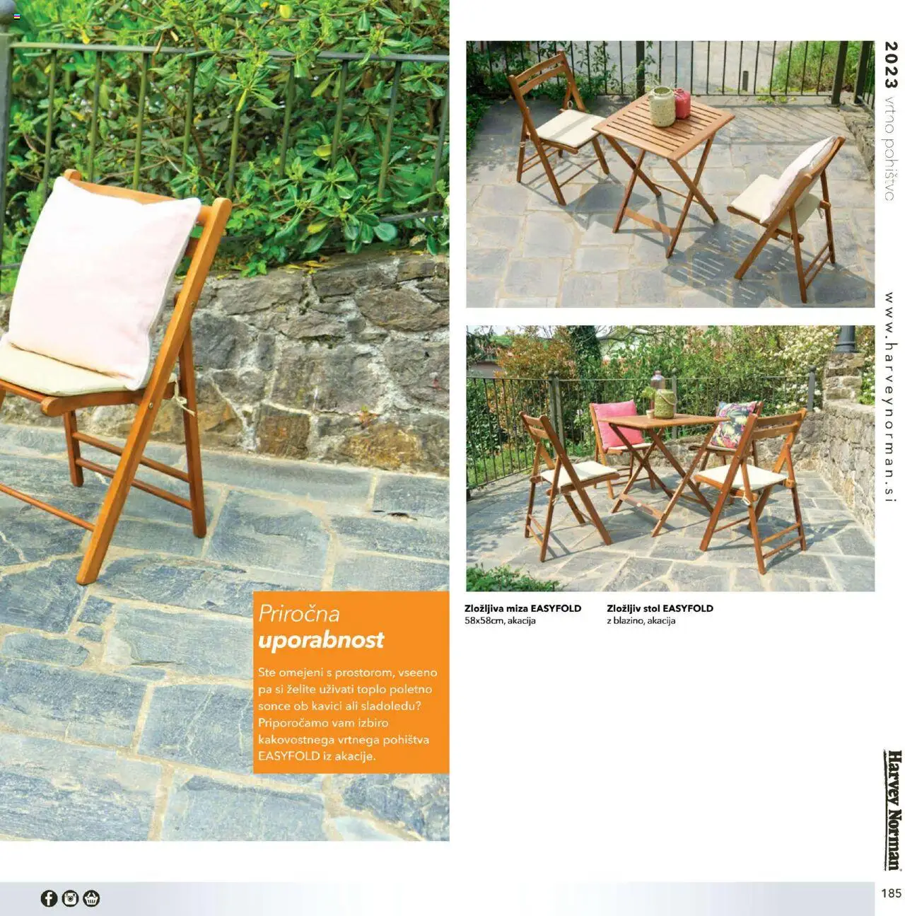Harvey Norman - Katalog - Vrtno pohištvo │ velja od 01.03.2023 | Stran: 185