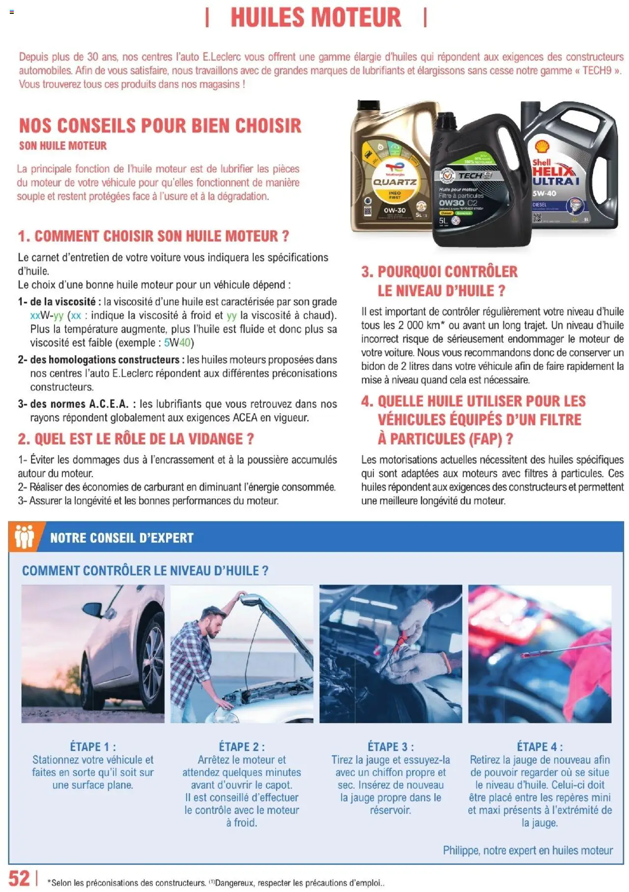  | Page: 52 | Produits: Filtre, Huile moteur, Huile