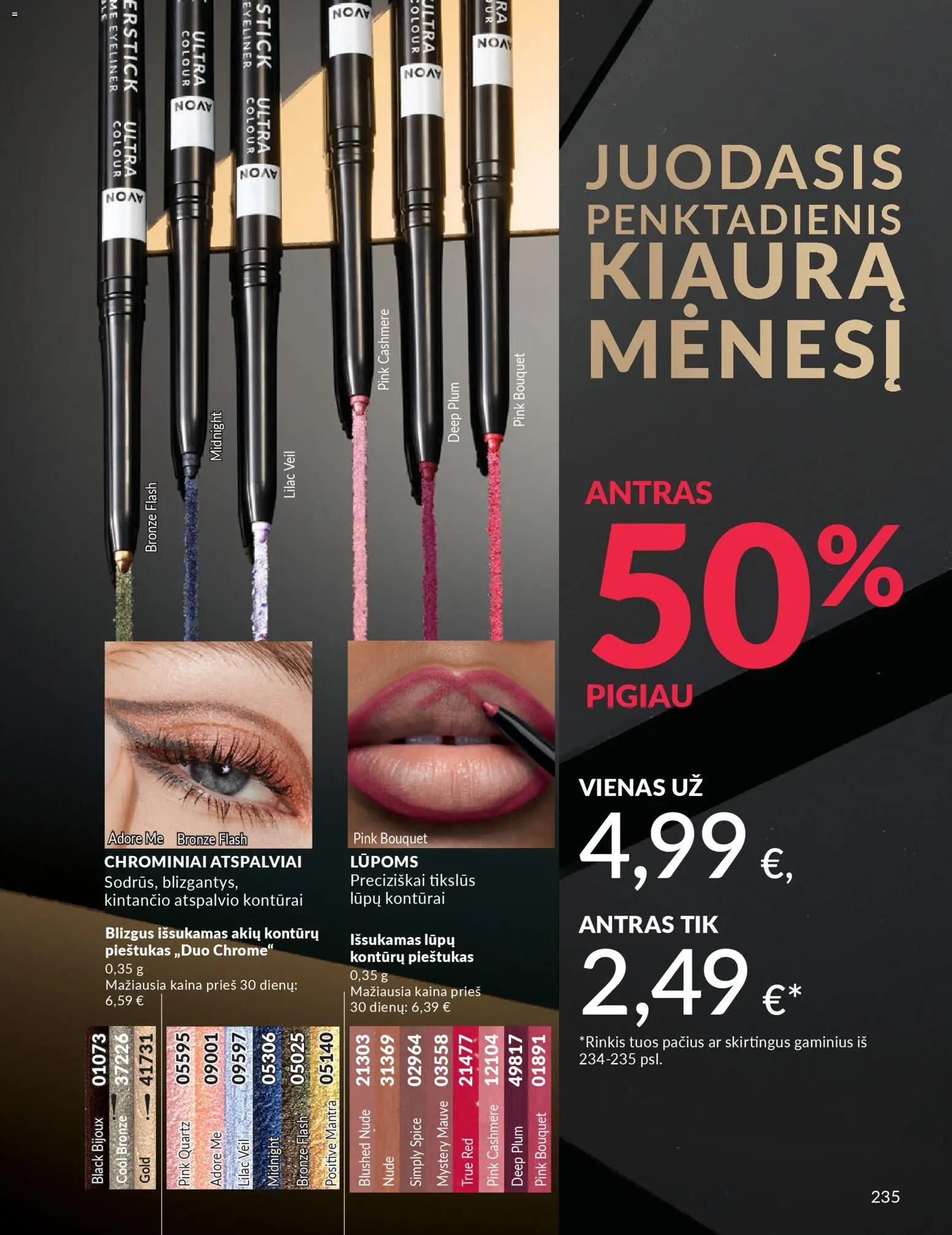 AVON akcijos nuo 01.11.2025 | Puslapis: 235
