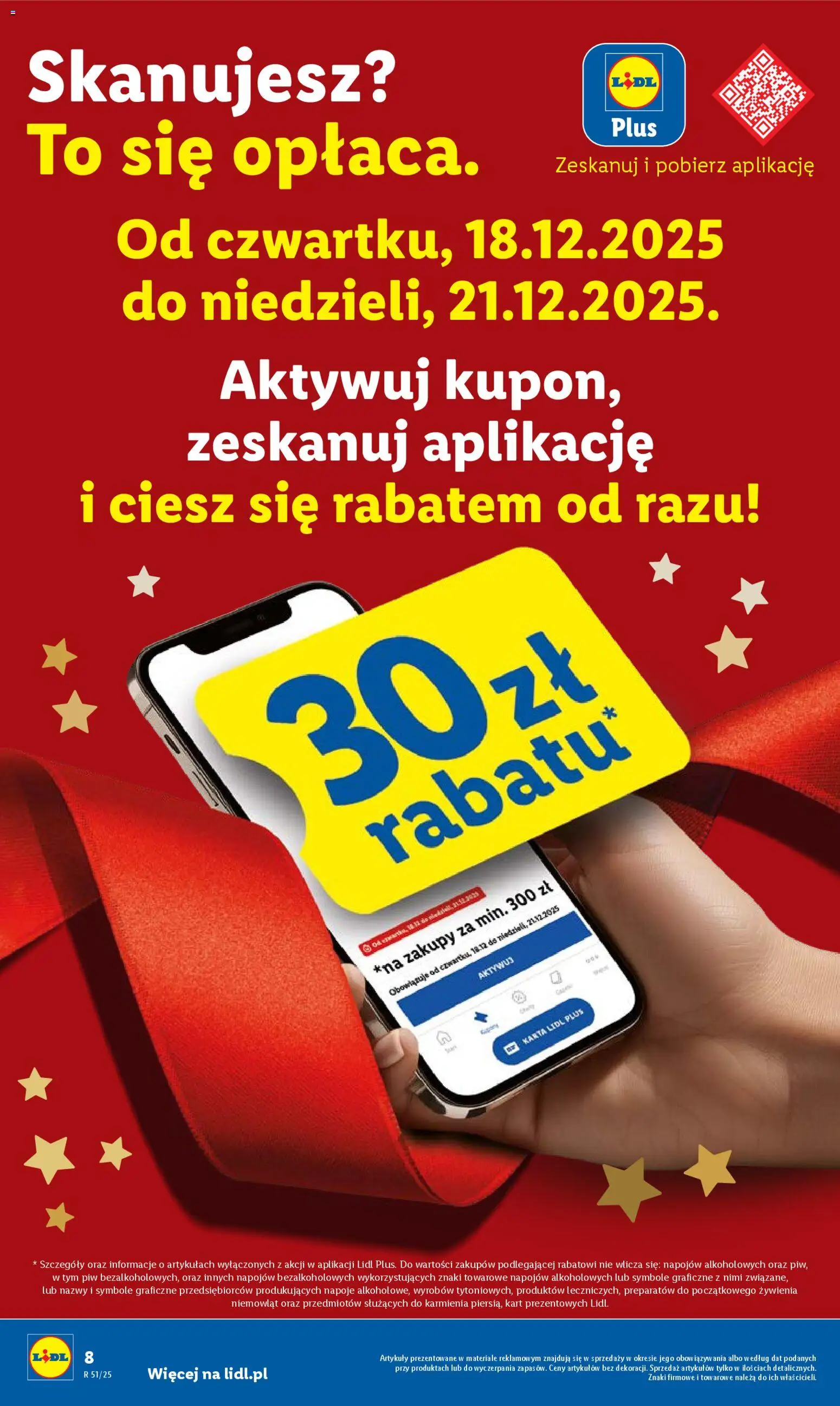 Lidl Gazetka od 18.12.2025 | Strona: 8 | Produkty: Karta, Napoje