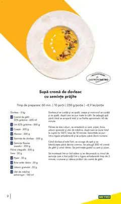 Ofertele Metro valabile de la 10.11.2025 | Pagină: 9 | Produse: Cuptor, Bol, Cremă, Ceapă