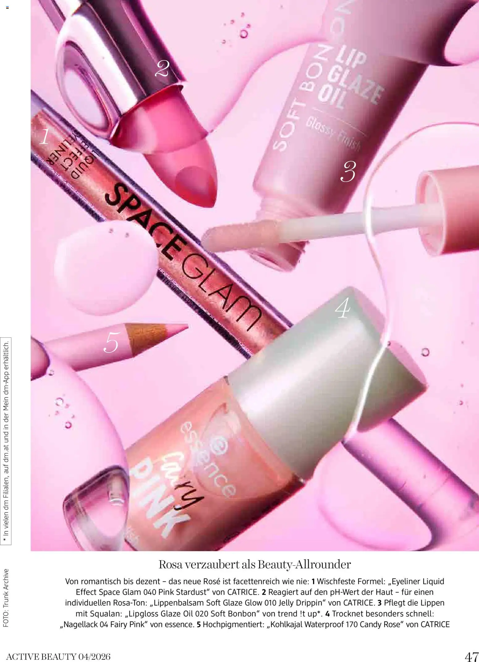 dm drogerie markt Active Beauty Magazin 04/2026 gültig ab 01.04.2026 | Seite: 47