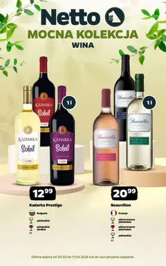 Pogląd oferty "Netto gazetka - Wina" - ważna od 30.03.2026