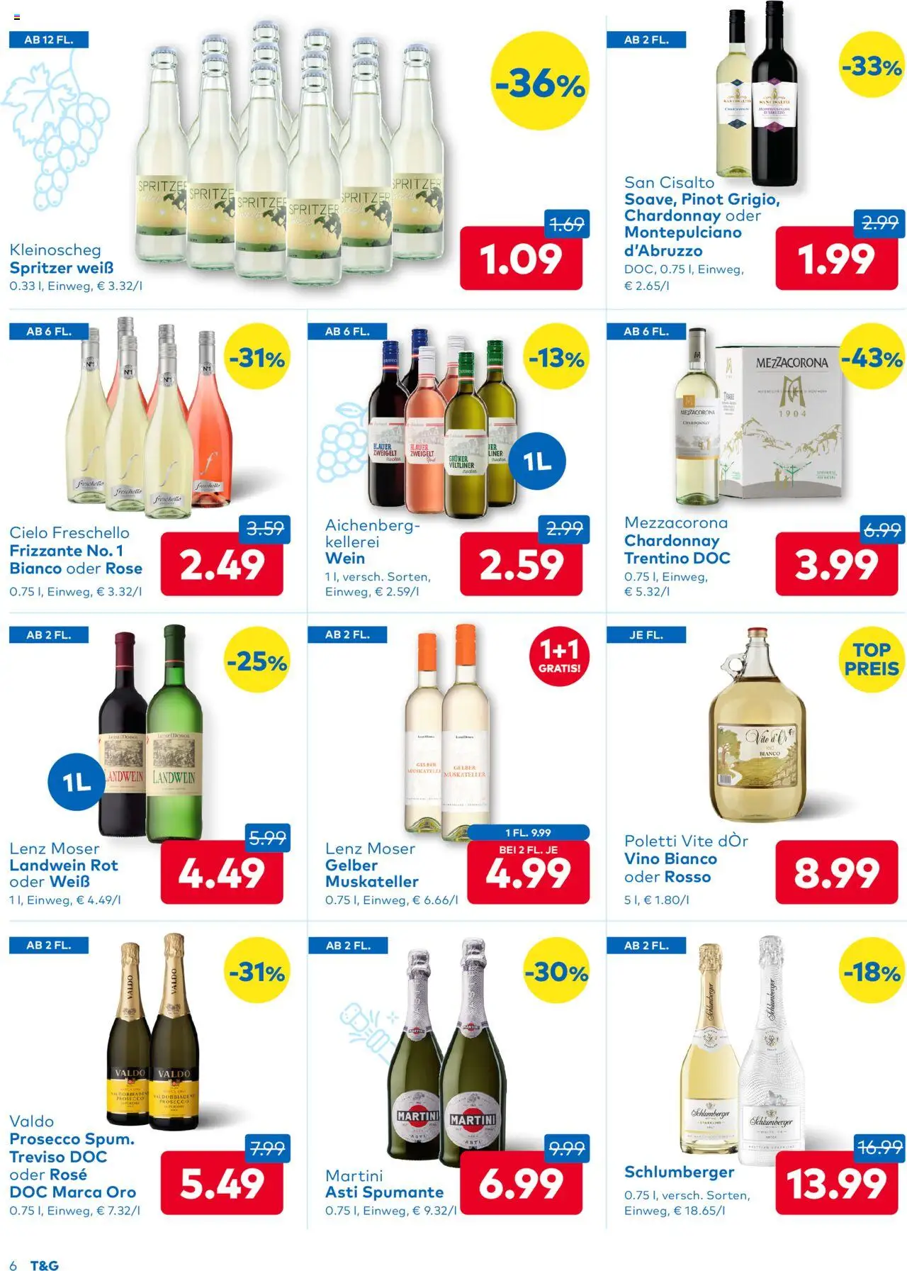 T&G Steiermark gültig ab 09.10.2025 | Seite: 6 | Produkte: Wein