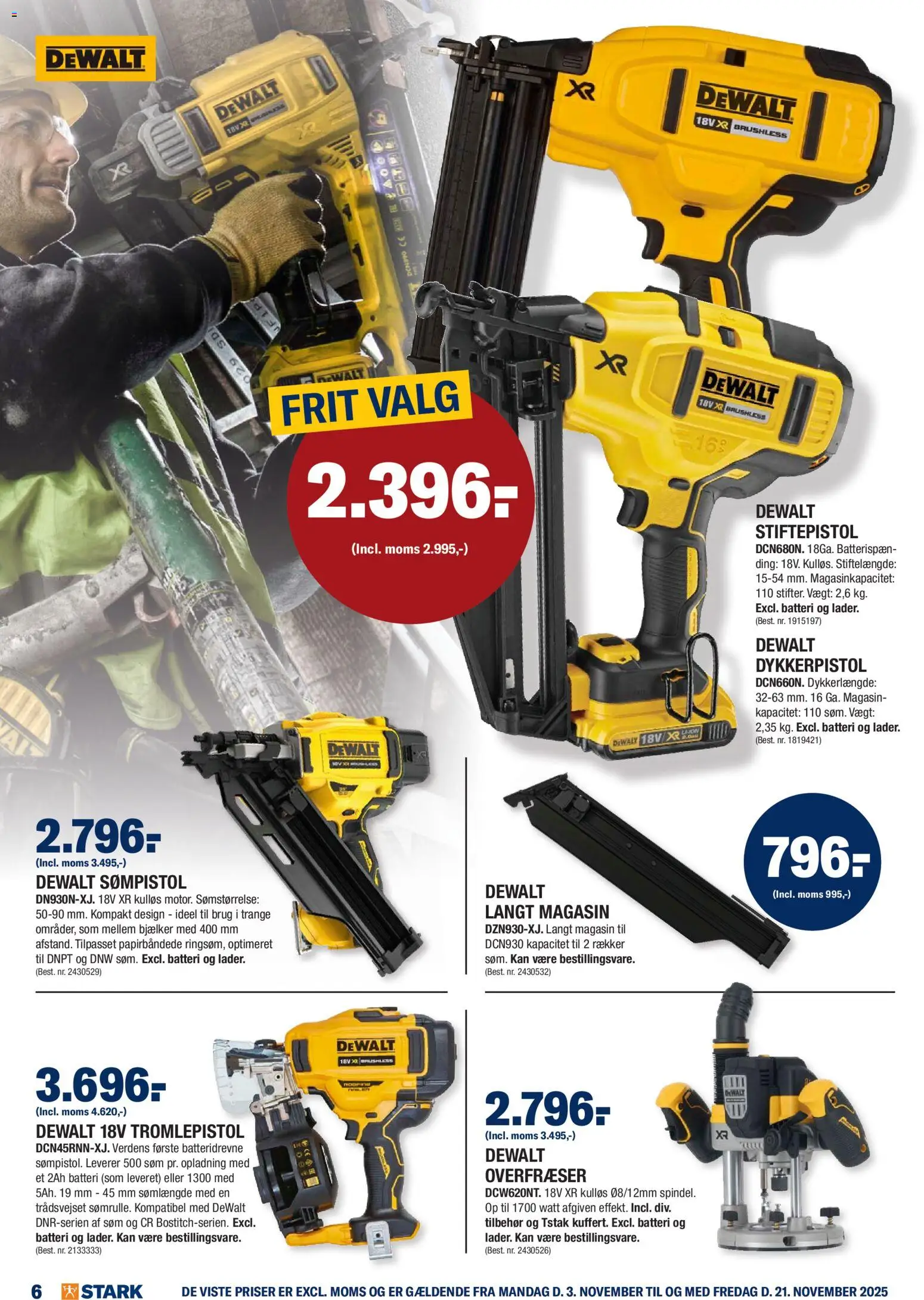 Stark tilbudsavis – gyldig fra 03.11.2025 | Side: 6 | Produkter: Søm, Batteri