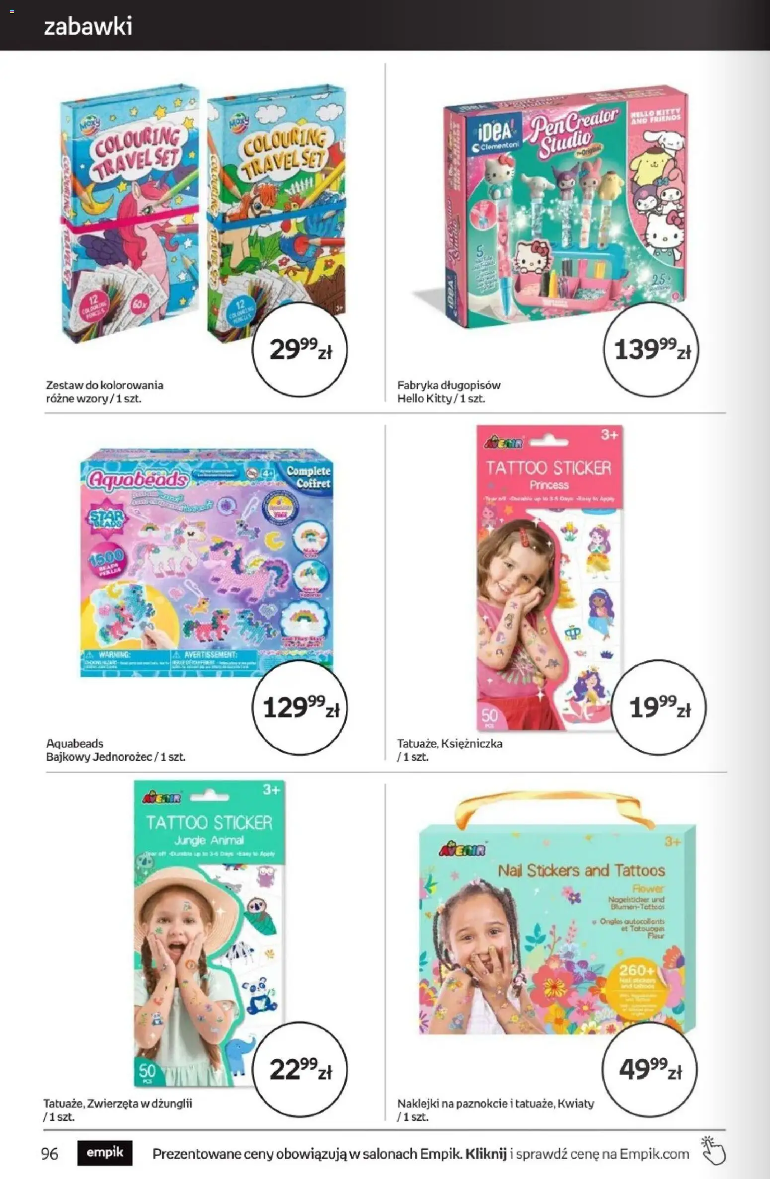 Empik promocje od 22.04.2026 | Strona: 96 | Produkty: Jednorożec, Naklejki, Kwiaty