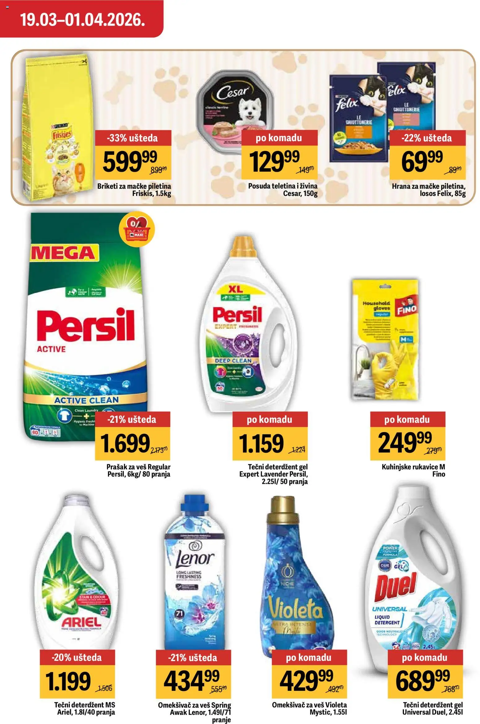 Maxi katalog - važi od 26.03.2026 | Strana: 31 | Proizvode: Lenor, Piletina, Persil, Omekšivač za veš