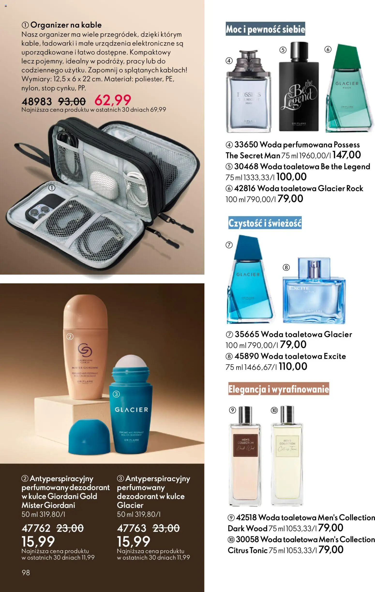 Oriflame Katalog 3 2026 od 11.02.2026 | Strona: 98 | Produkty: Woda toaletowa, Dezodorant, Woda