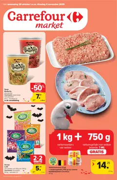 Carrefour market folder week 44 - Voorbeeld van een folder van Carrefour market, geldig van 29.10.2025