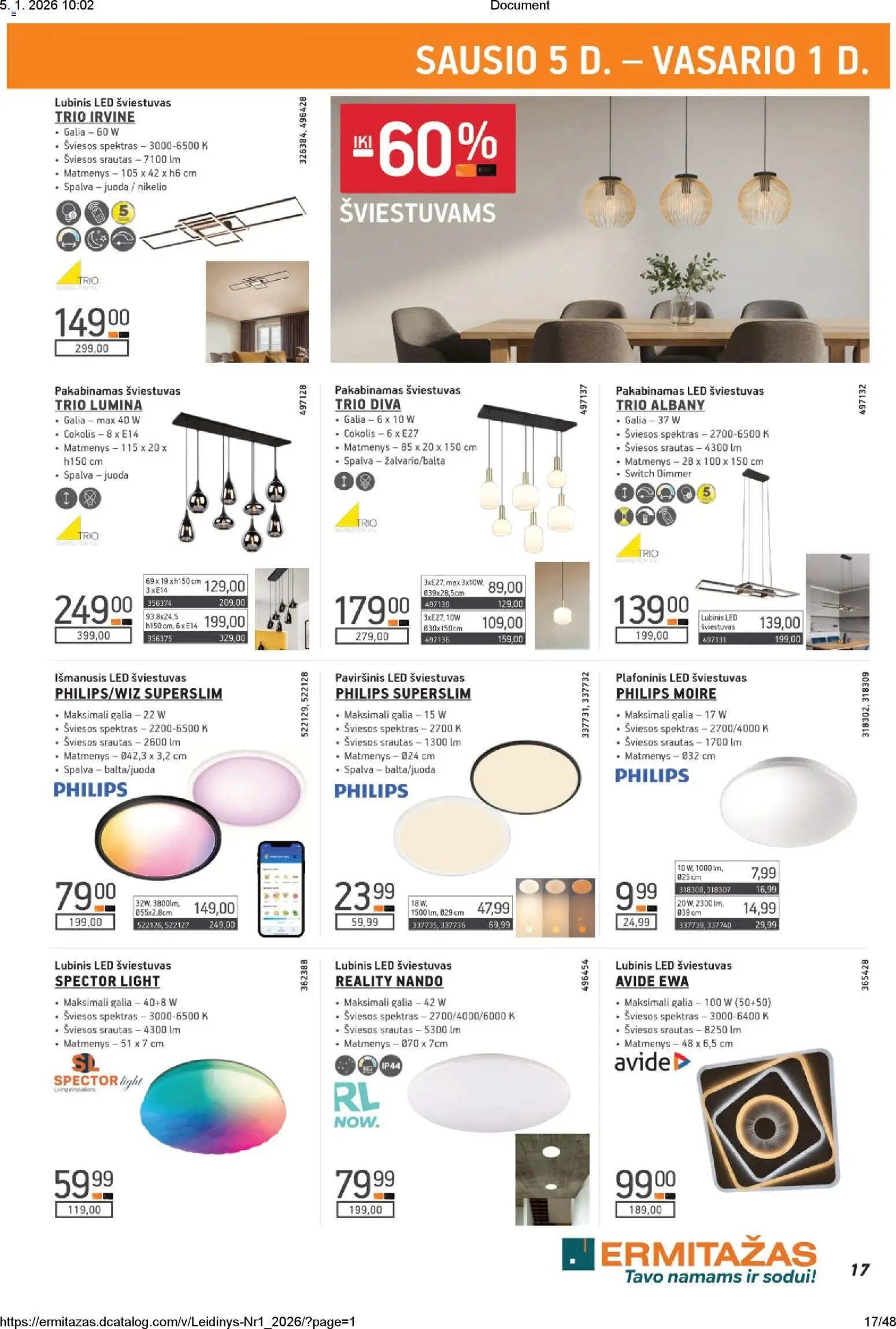 ERMITAŽAS akcijos nuo 05.01.2026 | Puslapis: 17