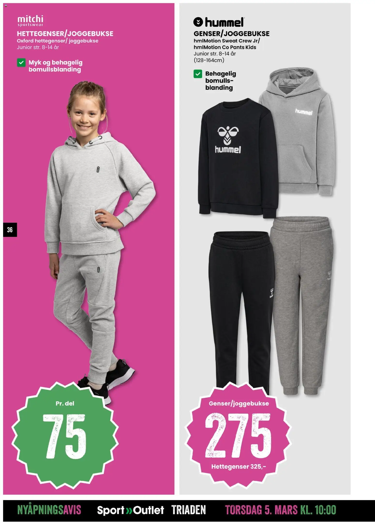 {H1} | Side: 36 | Produkter: Hettegenser