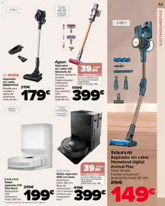 Vista previa Carrefour folleto válido desde el 09.01.2026 | Página: 63 | Productos: Muebles, Cable, Robot, Aspirador