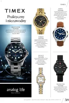 Pogląd oferty "Apart promocje" - ważna od 04.11.2025 | Strona: 321 | Produkty: Zegarek, Pasek