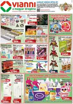 Vianni Akciós újság - amely érvényes a következő dátumtól: 17.12.2025